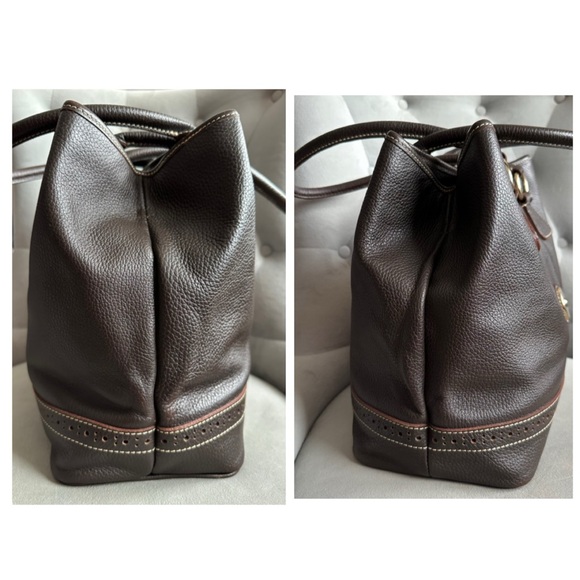 Dooney & Bourke two tone brown Tote bag - Picture 8 of 17